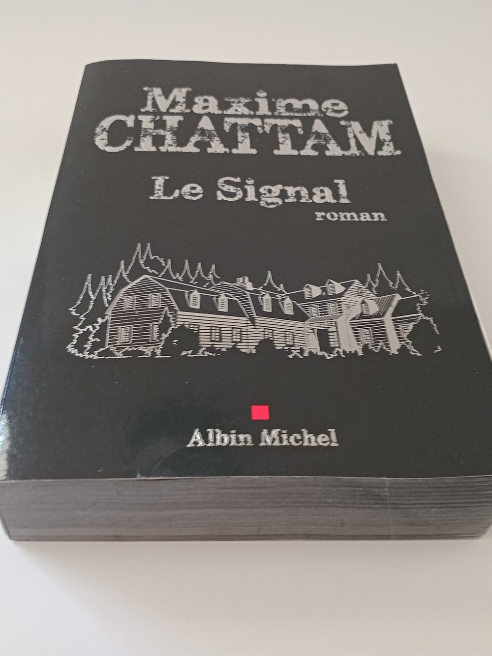 Maxime Chattam Le Signal French Horror Thriller 2018 Black Page Edges VG